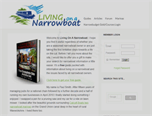 Tablet Screenshot of livingonanarrowboat.co.uk